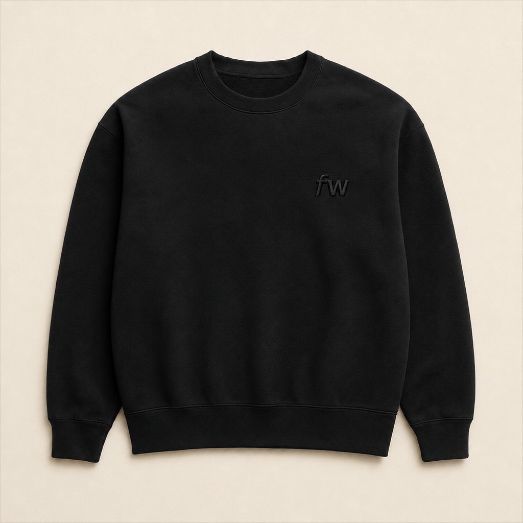 The Crewneck — Black
