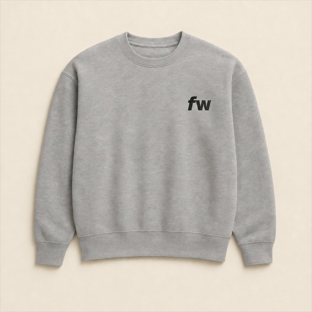 The Crewneck — Grey · Fourthwall