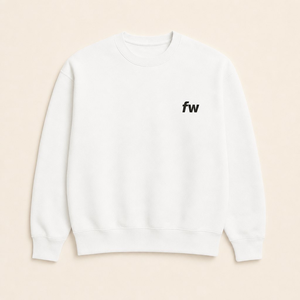 The Crewneck — White · Fourthwall